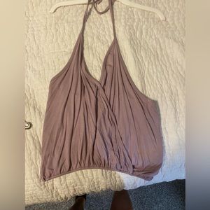 Purple halter top size medium